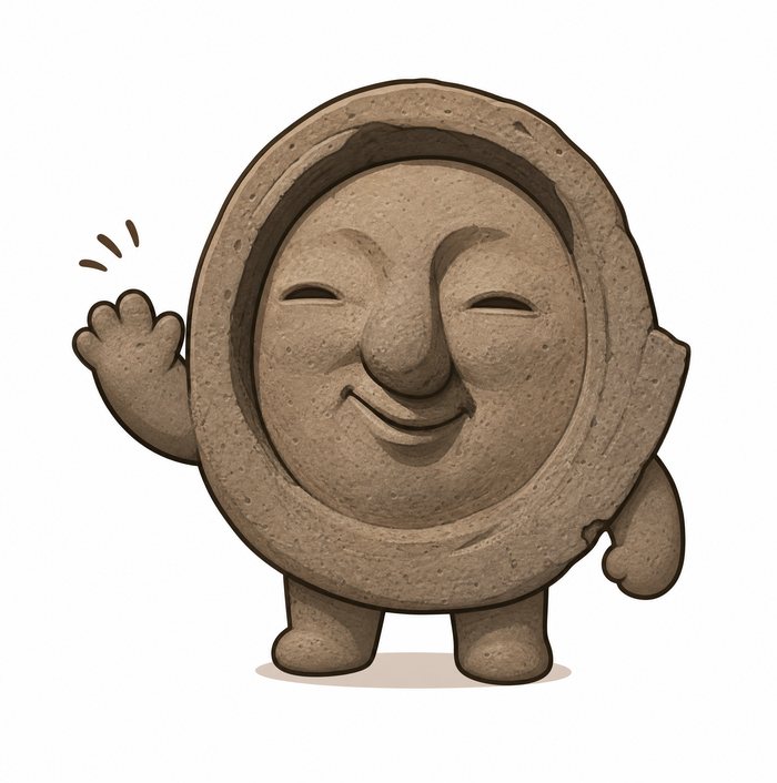 수막새 마스코트