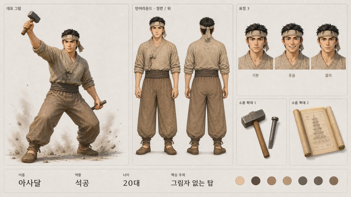 석공 아사달 — 쇼케이스형